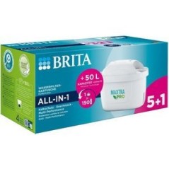 "Brita MAXTRA PRO All-in-1 Water Filter Jug - 6 Pack - White | Pure, Refreshing Water at Home"